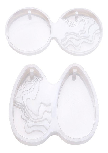 2 Bandeja De Molde De Silicona Colgante Transparente Molde