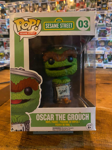 Funko Pop Oscar The Grouch # 3 Sesame Street (Usado)