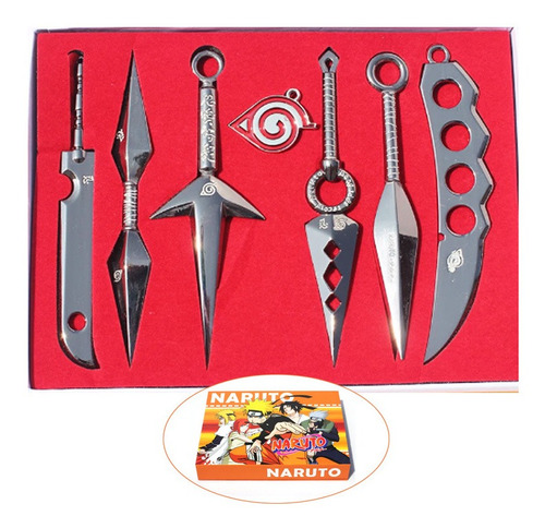 Juego De Armas De Metal Naruto Accessories