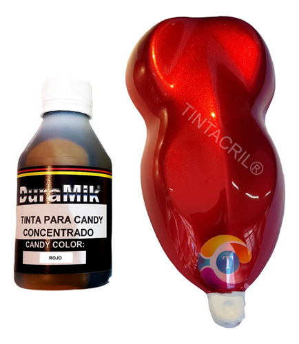 Tinta Candy Concentrada X 150 Ml. Rojo Manzana