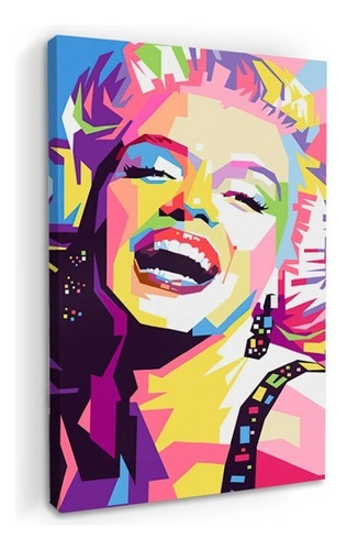 Cuadros Popart Tipo Oleo En Canvas Artistíco Color Marilyn-monroe2