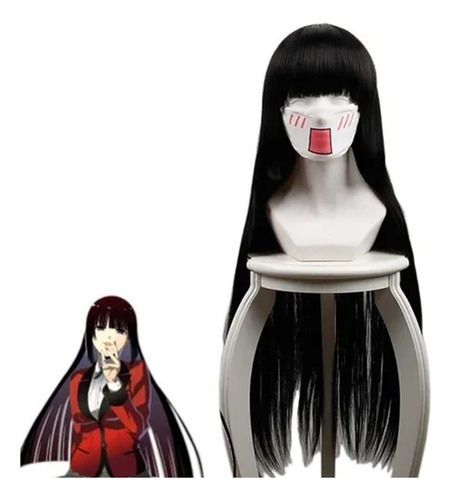 Disfraz Cosplay De Kakegurui Runa Yomozuki/pelucas/zapato