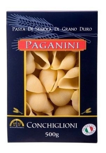 Macarrão Conchiglioni Di Grano Duro Paganini 500g