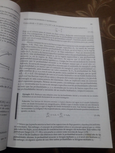 Libro Hidráulica De Canales Ven Te Chow (Usado)