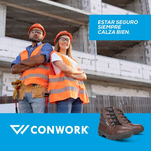 Imagen 10 de 10 de Botin De Seguridad Conwork Línea Fly 553baf