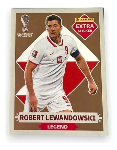 Figurinha Extra Copa 2022 Robert Lewandowski Legend - Bronze