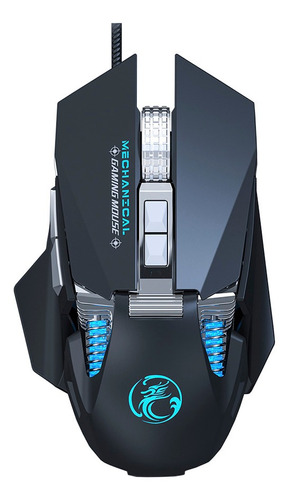 Mouse Gamer Mecanico Imice T96 Rgb 7200 Dpi 7 Botones 