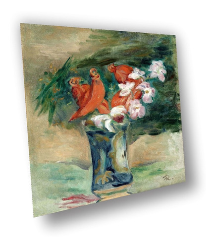 Lienzo Canvas Arte Pierre Auguste Renoir Florero 100x80