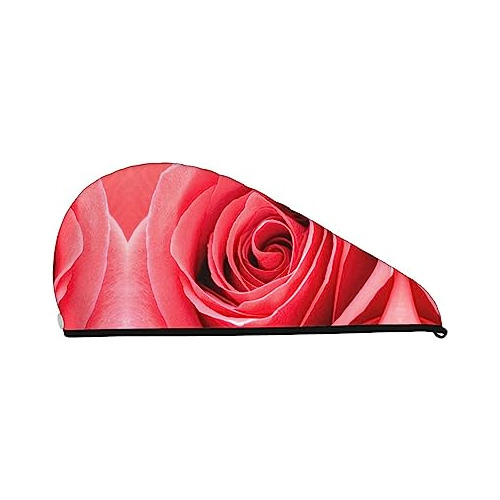 Toalla Secadora De Cabello Estampado Rosa