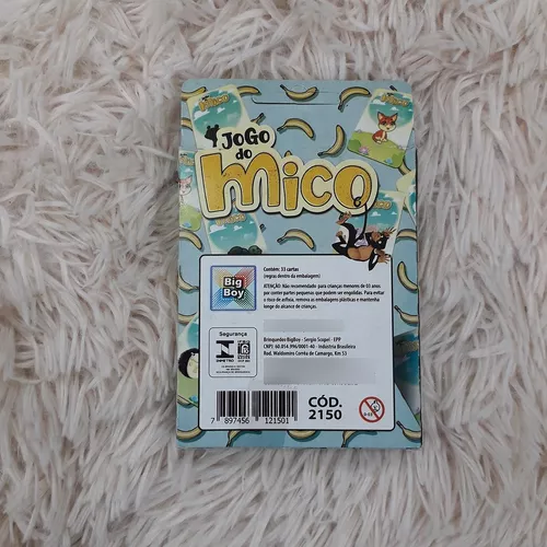 Jogo Do Mico Carta Educativo Infantil Menino Menina 4 Anos Copag Original  Divertido com 55 Cartas no Shoptime