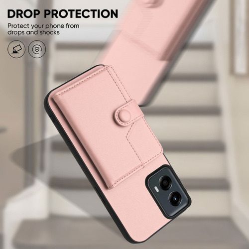 Compatible Funda Rfid Con Bolsa De Tarjetas For Motorola Edge 50 Pro P