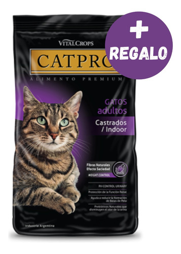 Catpro Gato Adulto Castrado / Indoor X 7,5 Kg - Happy Tails 