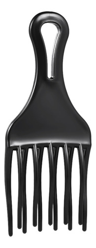Bp1 Peineta Afro Hair Pick For Hombre Y Mujer, Color Negro