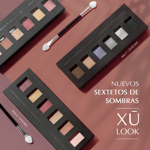 Imagen 3 de 5 de Paleta De Sombras X 6 Colores Xúlu Z466