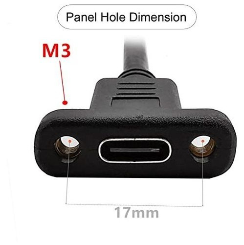 Cablecc Usb-c Usb 3.1 Tipo C Macho Con Ángulo De 90 Grados H