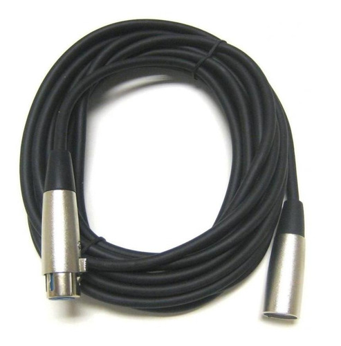 Cable Canon Xlr 10 Metros Micrófono Dmx Ficha Metal Audio