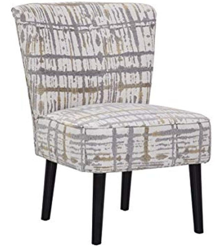 Silla Decorativa Grafton Penelope, Dorado / Gris