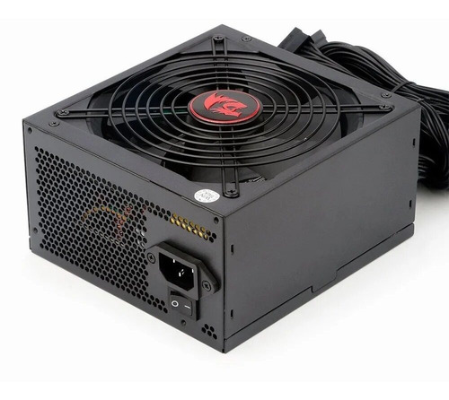 Imagem 2 de 3 de Fonte Atx 600w Real Redragon Rgps Pfc Ativo 80+ Plus Bronze