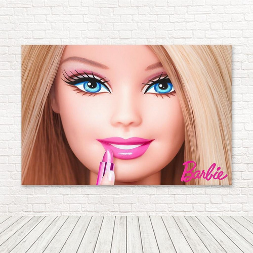 Painel Retangular 3d Sublimado Barbie 2,0x1,5 Frt-4042