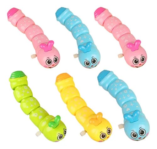 Clockwork Toys For Winding Caterpillar 6 Pcs