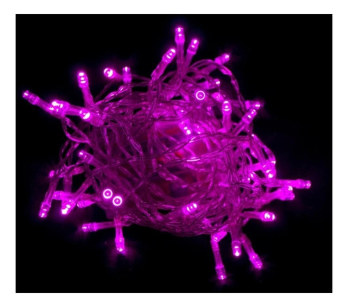 Guirnalda Decorativa Tipo Arroz A Pila 80 Led 10 Mts X 10 U.