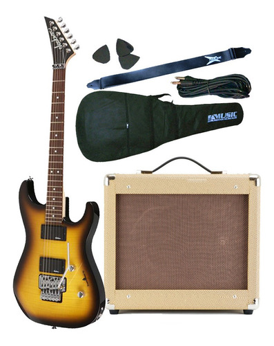 Combo Guitarra Jackson Dinky + Amplificador 25w + Accesorios