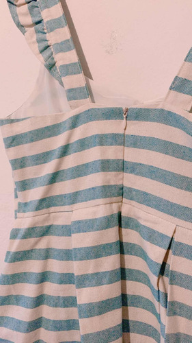 Vestido Rayas Corte A La Cintura Lulu Martins