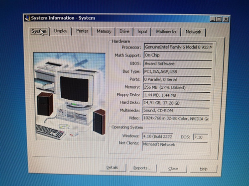 Pc Retro Intel Pentium 3 256mb Ram Geforce 2 Mx 400