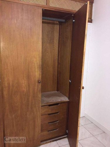 Imagem 3 de 13 de Apartamento Com 1 Dormitório, 40 M² - Venda Por R$ 145.000,00 Ou Aluguel Por R$ 650,00/mês - Botafogo - Campinas/sp - Ap7770