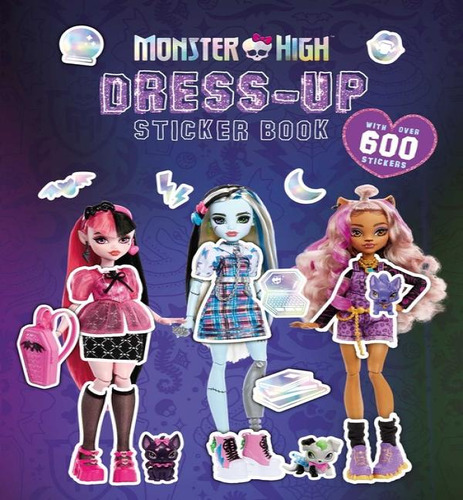 Monster High Dress Up Sticker Bk, De Golden Michelle. Editorial Mattel En Inglés, 2024