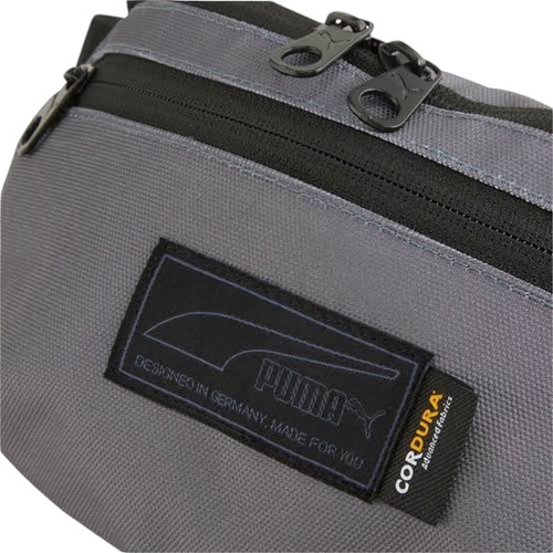 Cangurera Puma Axis Look Trendy Color Gris 7104 Diseño De La Tela Lisa