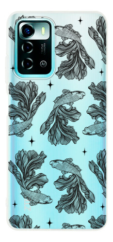 Funda Para Zte Pez Beta Patrón Antigolpes Case Anticaidas