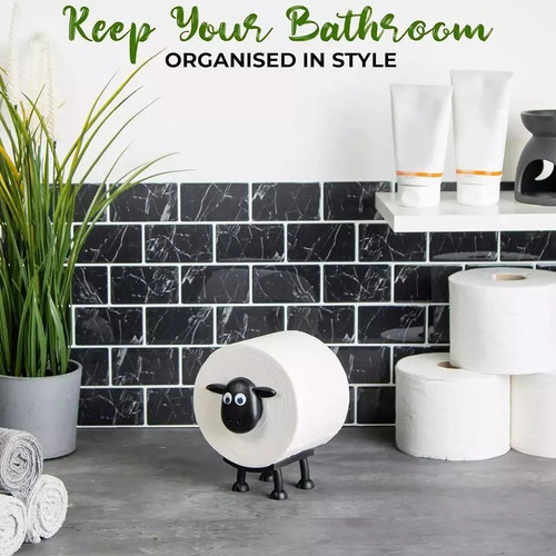 -soporte Para Papel Higiénico Con Forma De Oveja Divertida