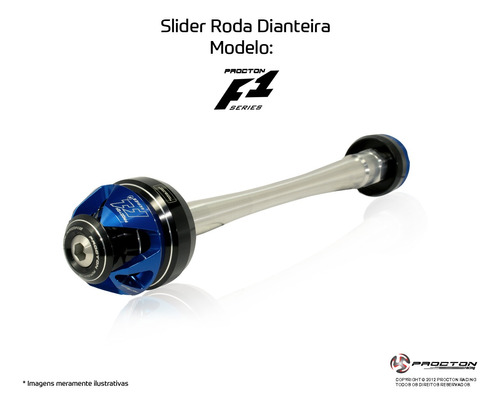 Slider Procton Roda Dianteira F1 Suzuki Bandit 650