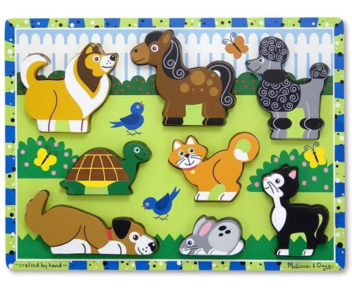 Rompecabezas Chunky Mascotas Melissa & Doug