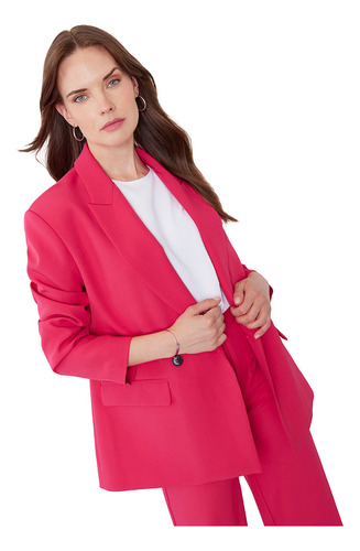 Blazer Mujer Sastrero Guinda Corona