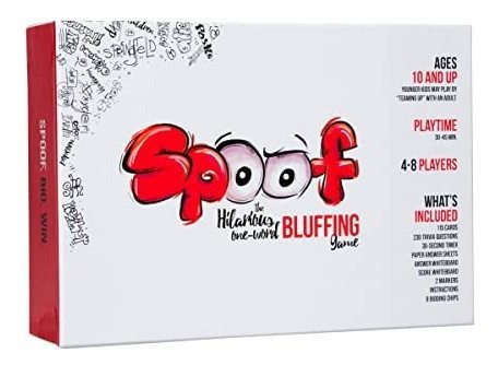 Spoof - Family Party Bluffing Board Juego - Juegos Hk27f