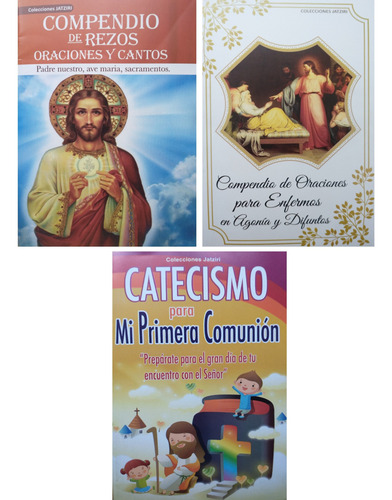 Rezos Y Oraciones / Catecismo Pa Primera Comunión - 3 Libros