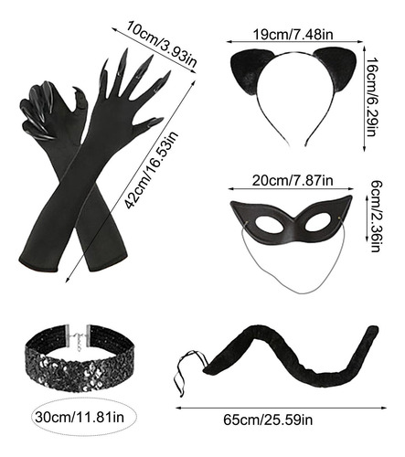 Trajes De Gato Sexy Para Mujer Traje De Mujer Conjunto De Di