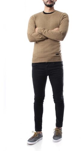 Imagen 3 de 4 de Sweater De Cuello Redondo Con Pitucones No End 34850