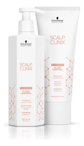 Schwarzkopf Scalp Clinix Flake Control Shampoo + Máscara 6c