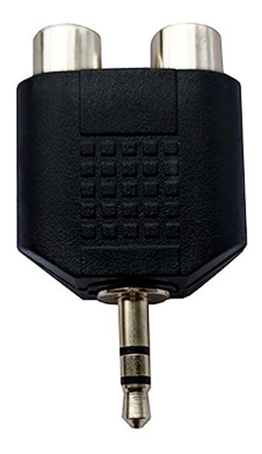 Adaptador Convertidor Plug 3.5mm Estéreo A 2 Jack Rca