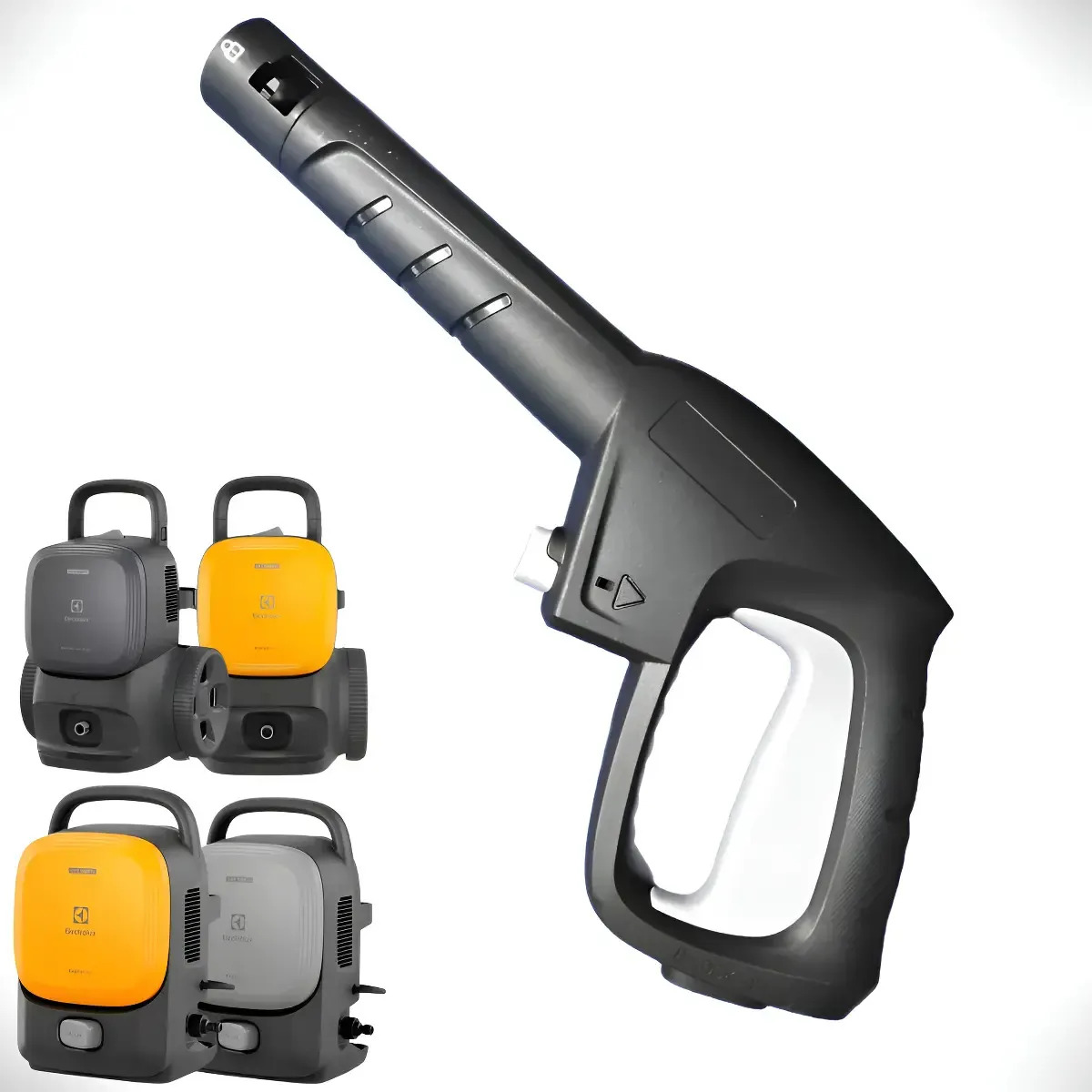 Gatilho Pistola Lava Jato Electrolux Modelo Ews1850 Preto Com Detalhes Em Branco