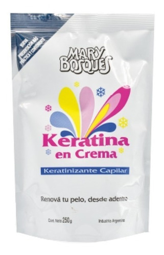 Keratina Mary Bosques 250g Tratamiento