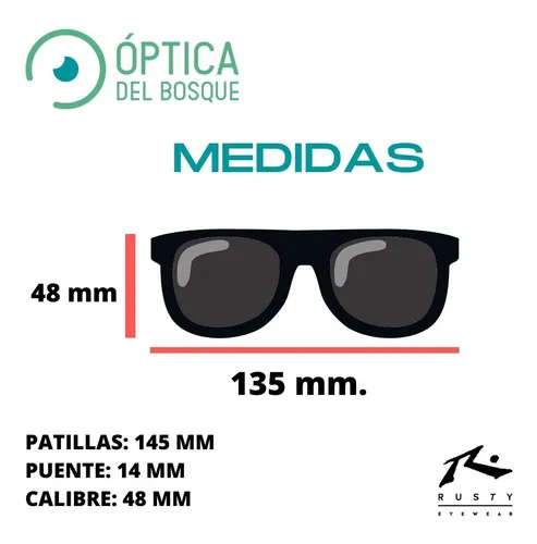 Lentes Sol Rusty Verlaine Sblk mdemi 118 ptica Del Bosque