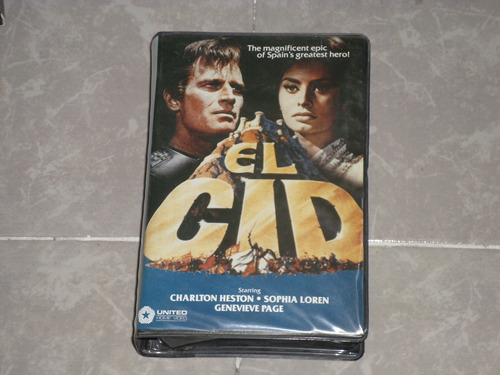El Cid-boxset En Formato Vhs Importado Solo Ingles-2 Casetes
