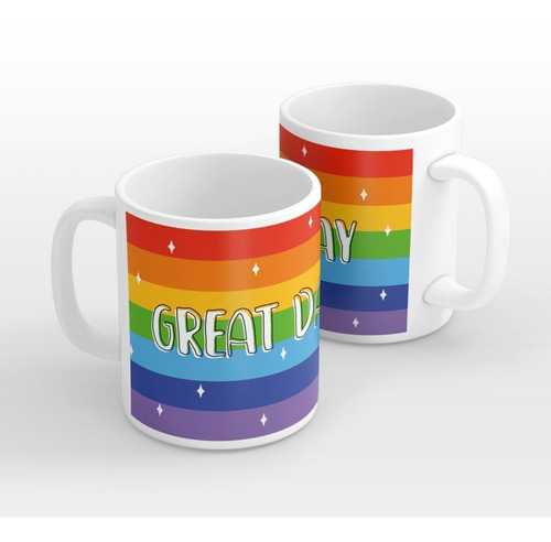 Taza Personalizada Arcoiris Modelo Tradicional