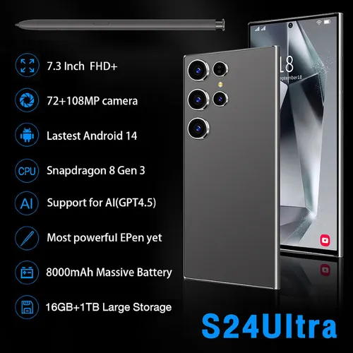 . S24ultra5g Carga Inalámbrica 7.3 Smartphone Android 16gb+1