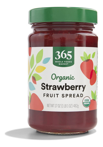 365 By Whole Foods Market, Crema Organica De Fruta De Fresa,