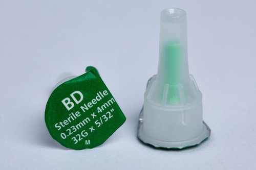 Agulha Para Caneta Bd Ultra-fine 4 Mm Com 100 Unidades
